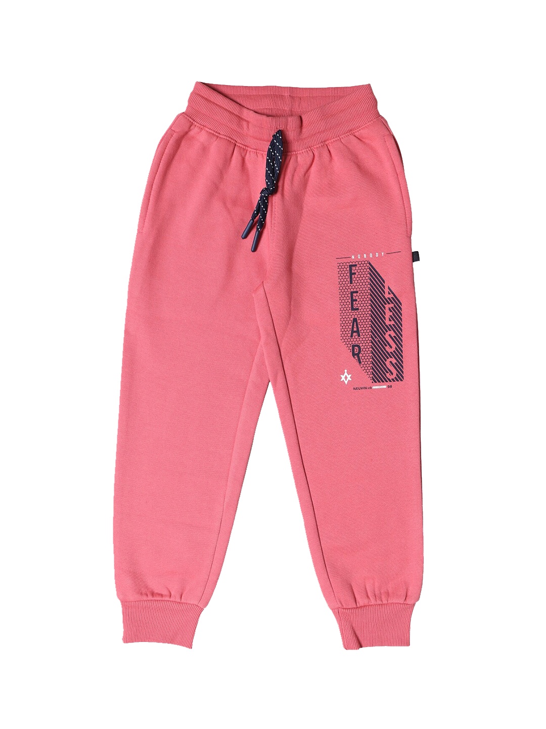 

BAESD Kids Printed Soft Mid-Rise Fleece Joggers, Pink