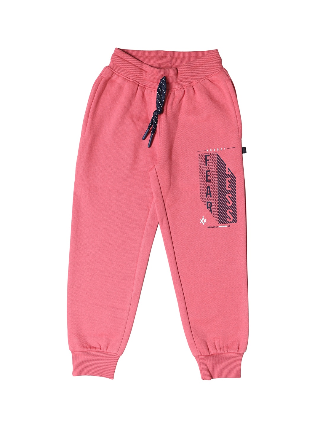 

BAESD Kids Printed Soft Mid-Rise Fleece Joggers, Pink