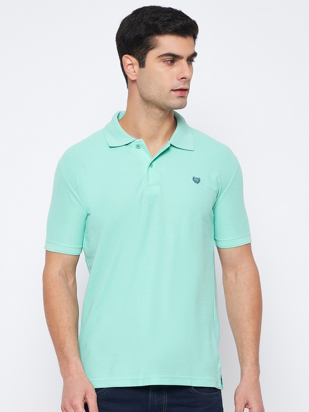 

Duke Polo Collar Cotton Slim Fit Tshirt, Green