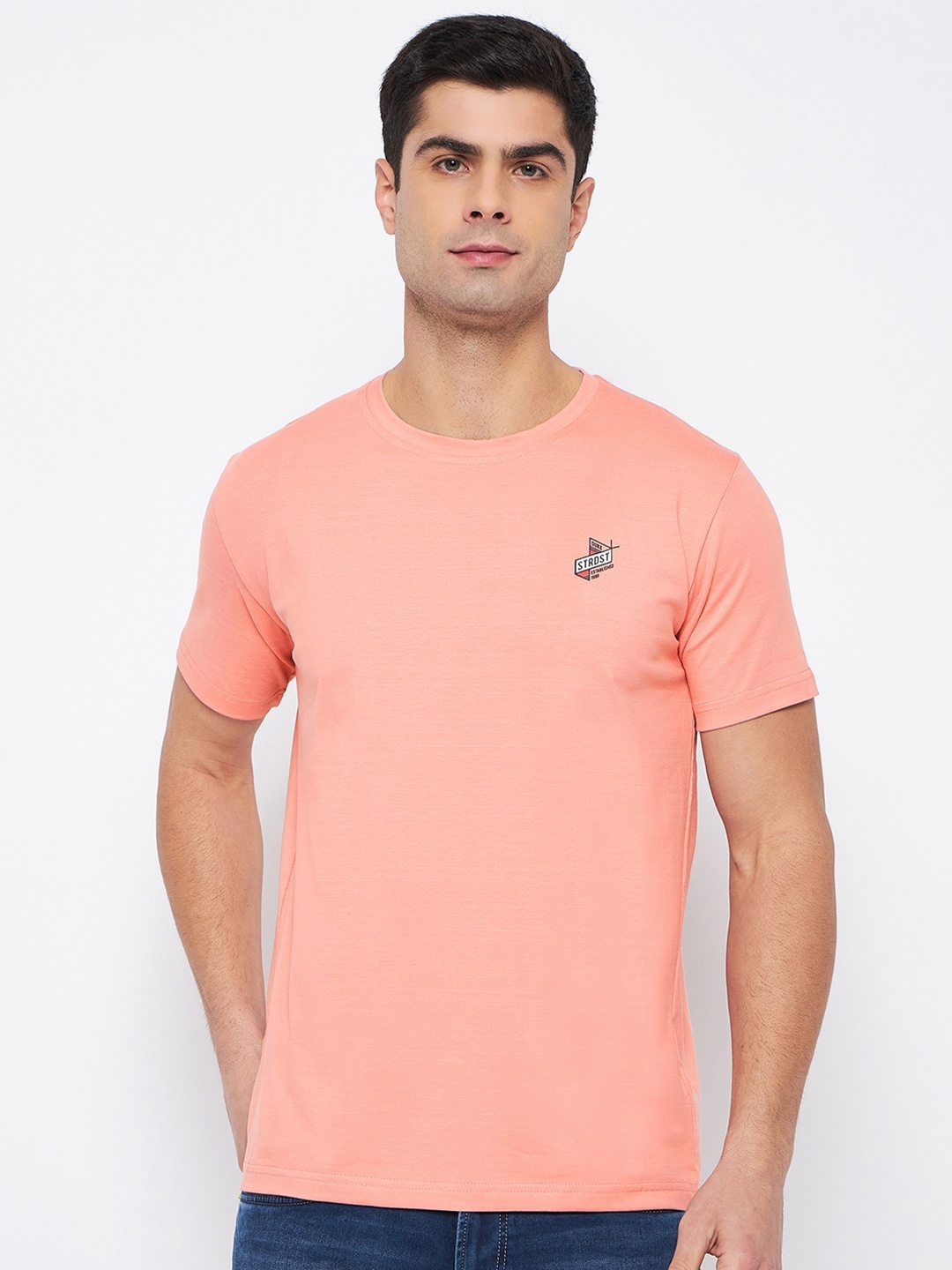 

Duke Round Neck Cotton Slim Fit Tshirt, Orange