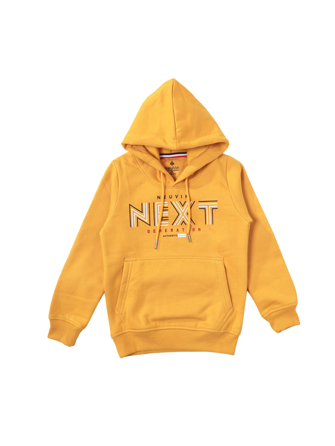 

BAESD Girl's Alphanumeric Printed Hooded Fleece Sweatshirt, Orange