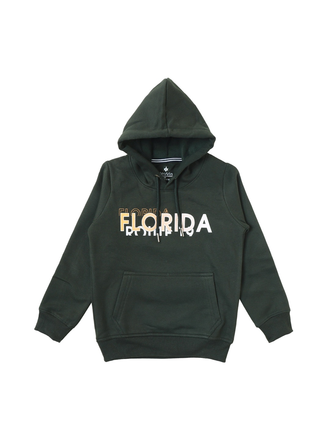

BAESD Girl's Graphic Printed Hooded Fleece Sweatshirt, Olive