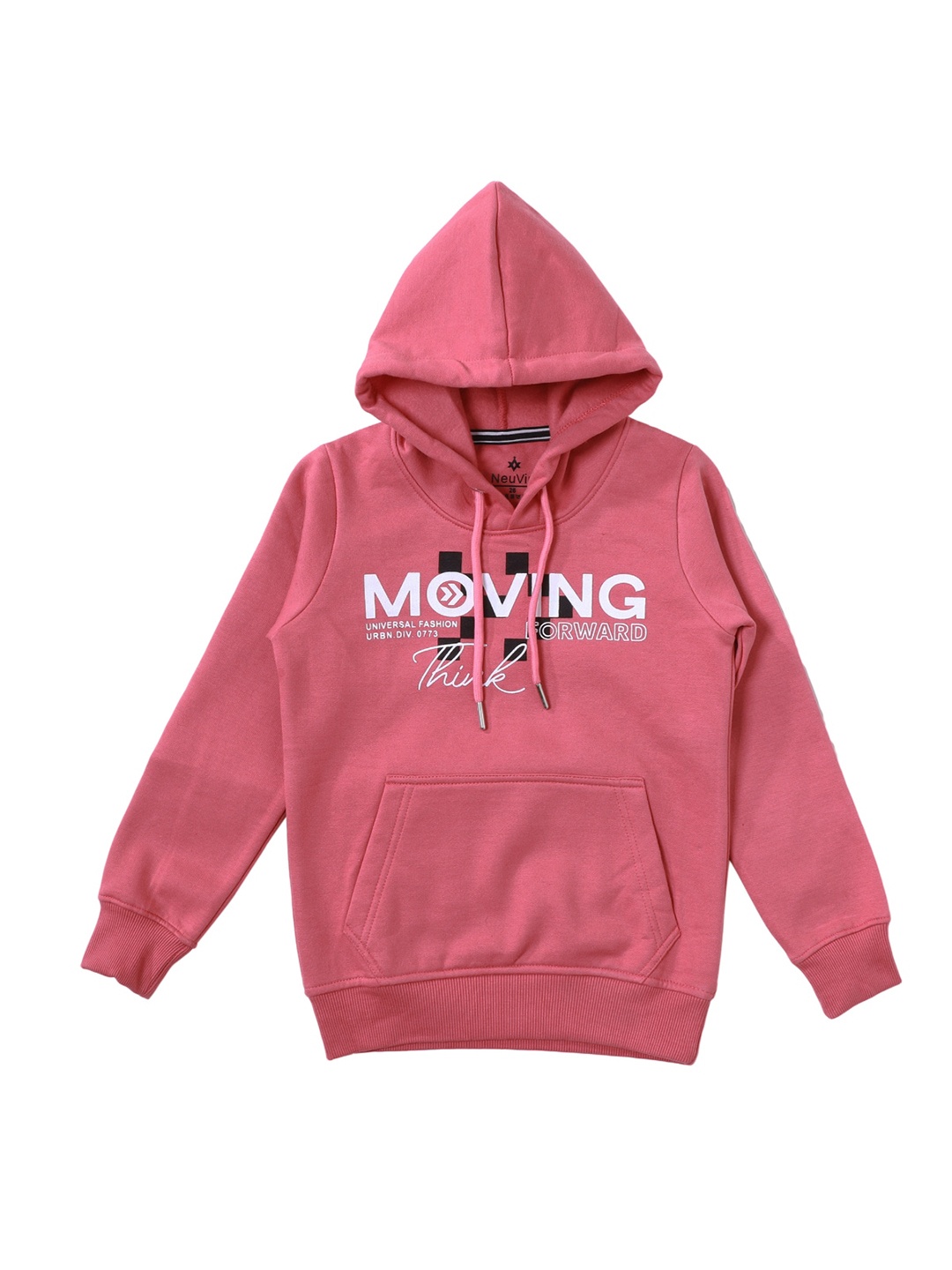 

BAESD Girls Fleece Printed Hooded Sweatshirt, Pink
