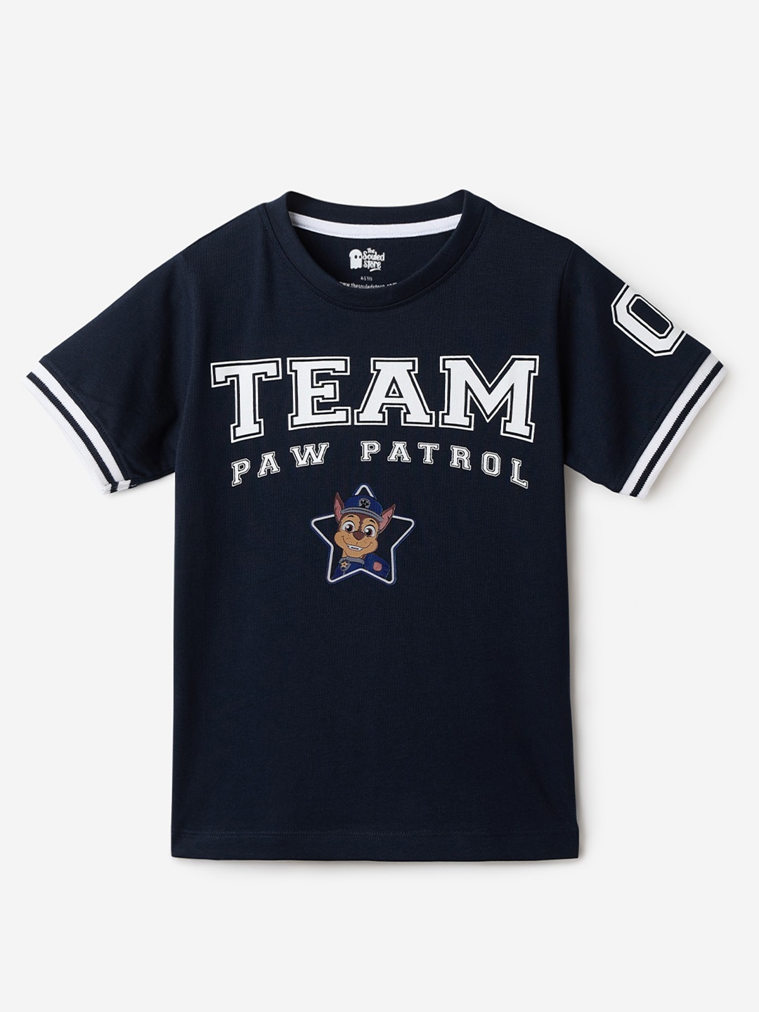 

The Souled Store Boys Round Neck Paw Patrol Printed Pure Cotton T-shirt, Black