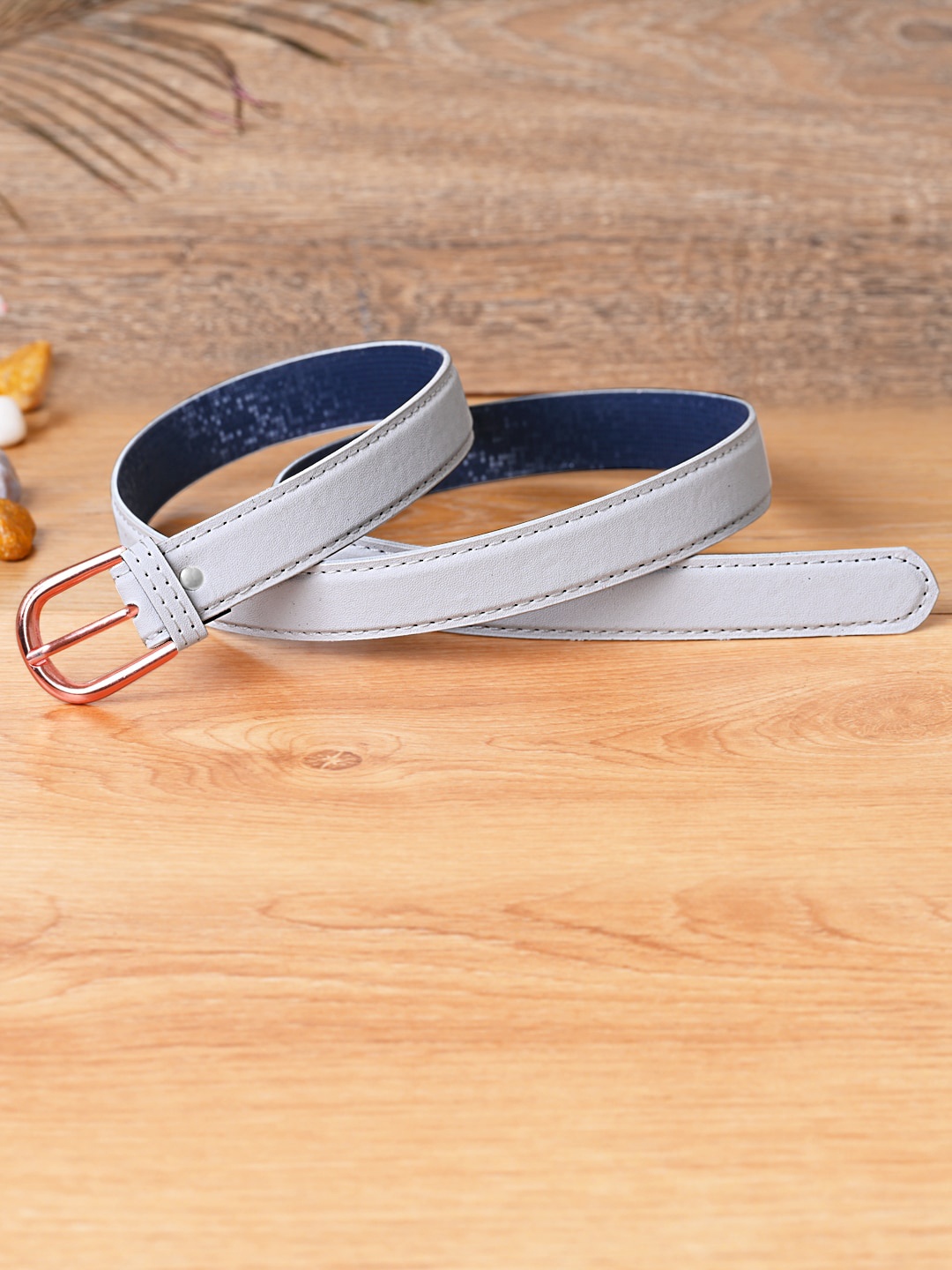 

DressBerry Women White Textured Belt
