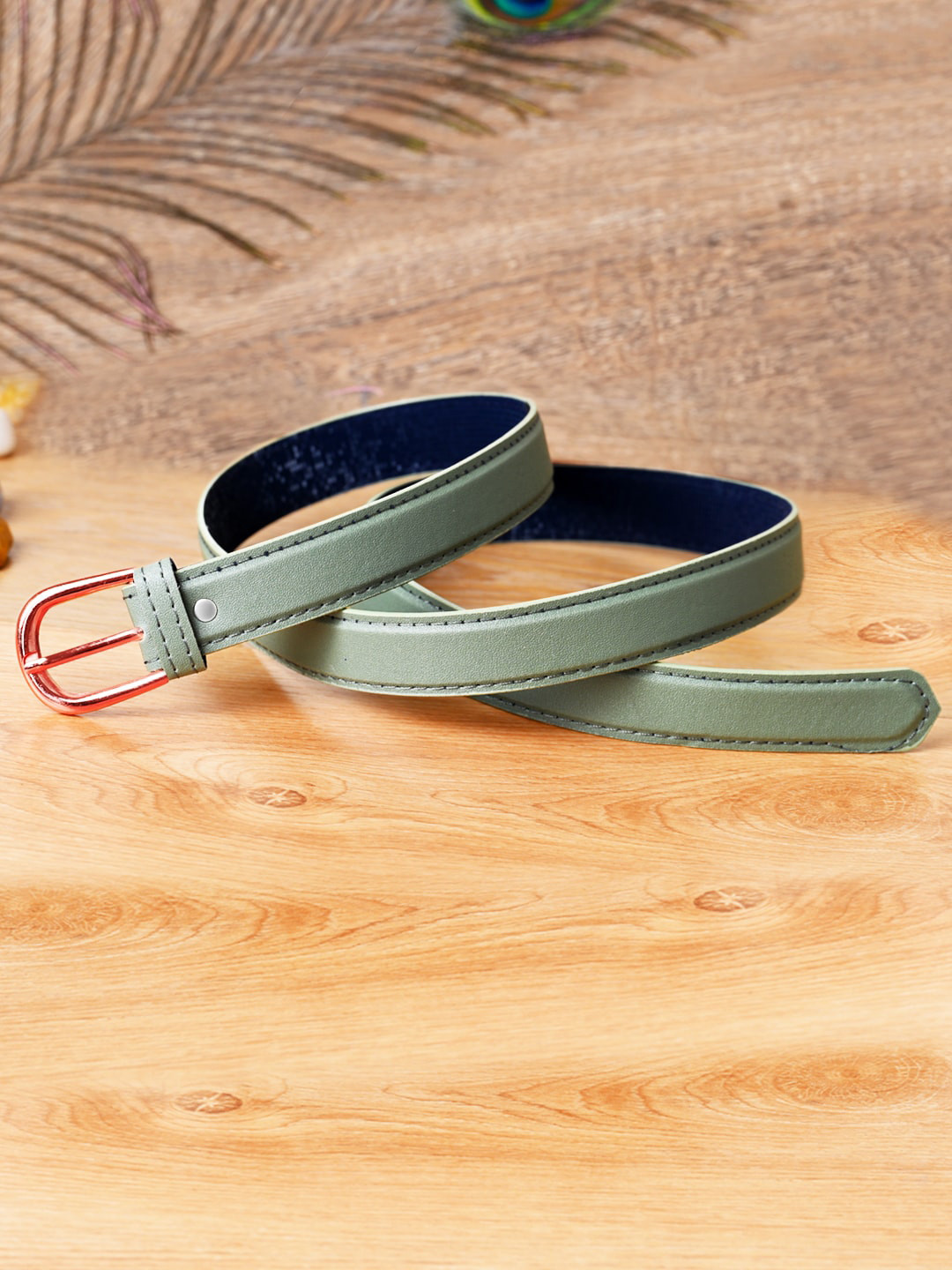 

DressBerry Women Pink Casual Belt, Green