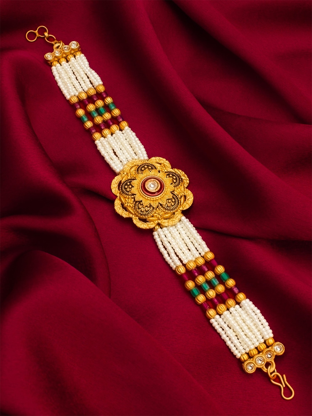 

aadita Gold-Plated Wraparound Bracelet