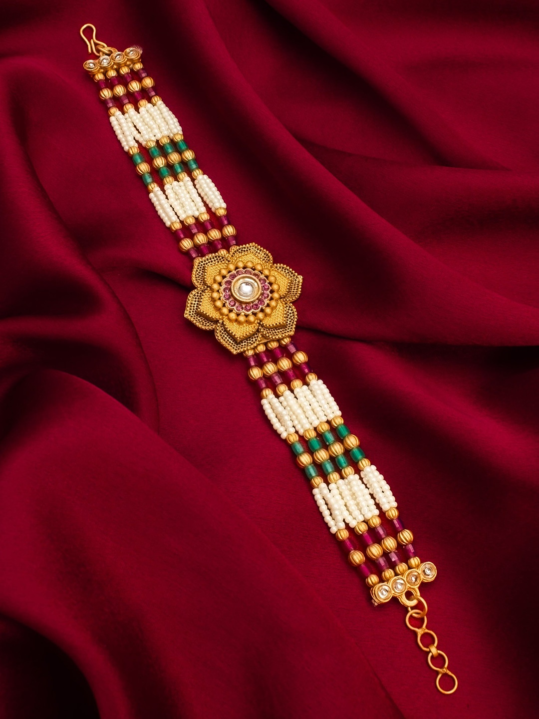

aadita Gold-Plated Wraparound Bracelet