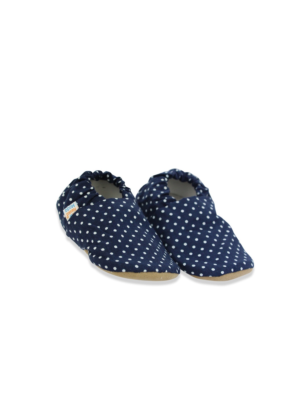 

BAESD Infants Printed Cotton Anti Slip Booties, Navy blue