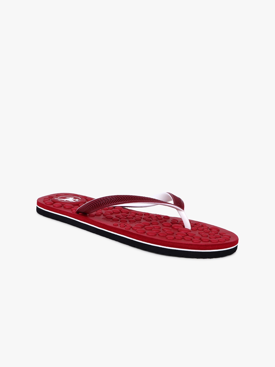 

Trenz Women Self Design Thong Flip-Flops, Maroon