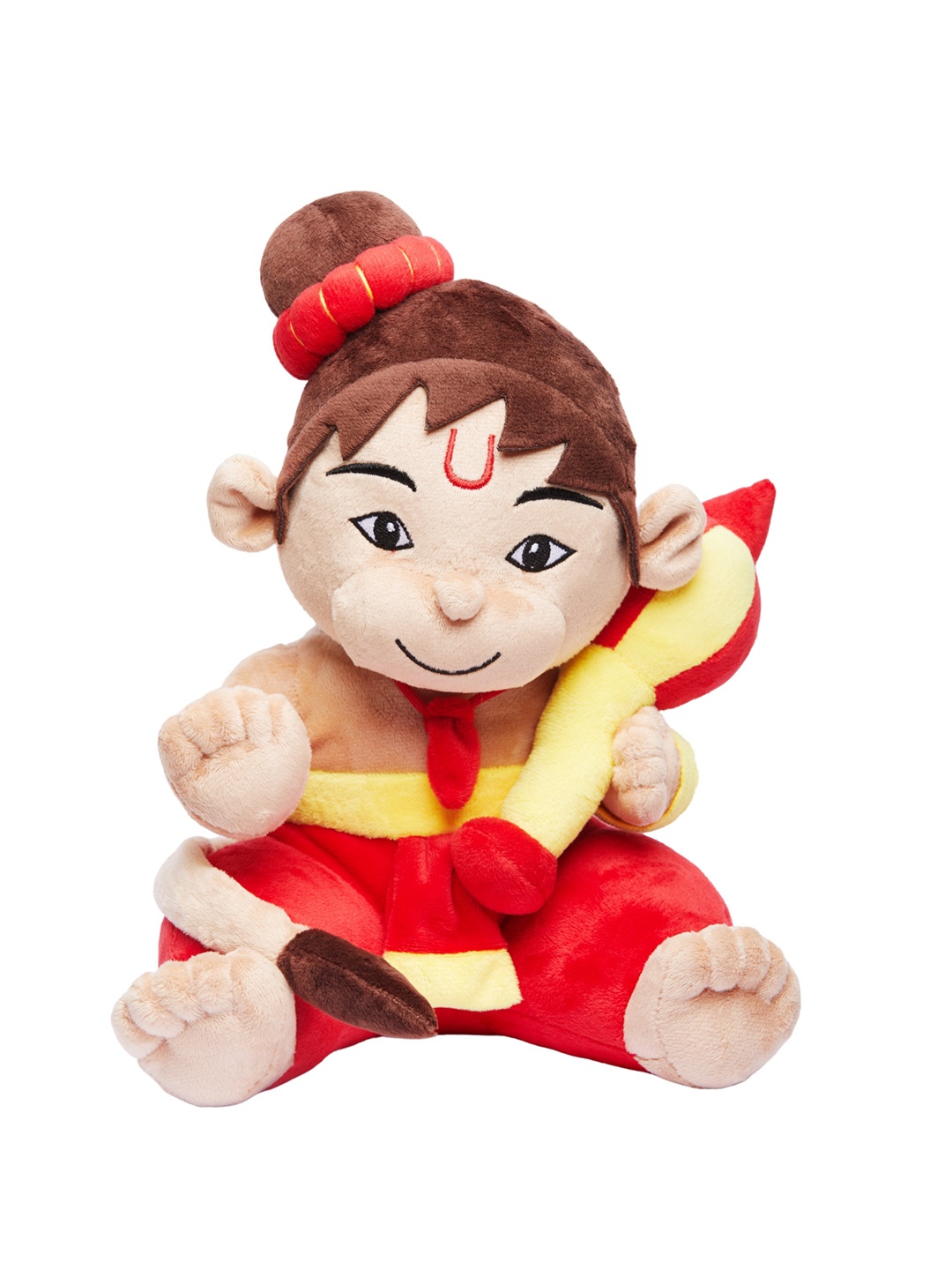 

Panda's Box Kids Mantra Chanting Baby Hanuman Musical Soft Plush Toy, Beige