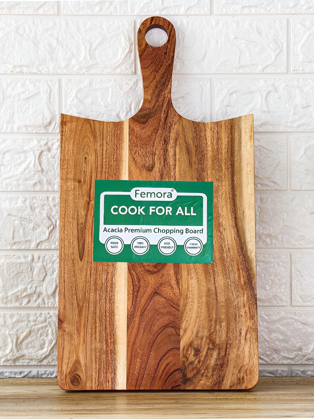 

Femora Brown Wood Chopping Board