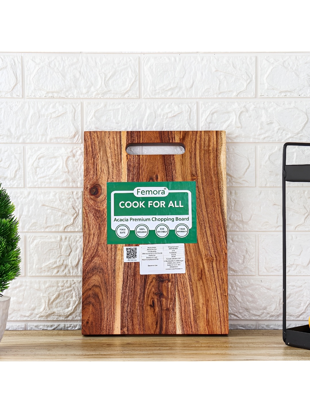 

Femora Brown Wood Chopping Board