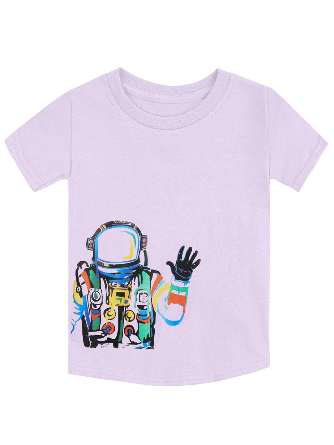 

ZIP ZAP ZOOP Boys Printed Round Neck Short Sleeves Regular T-shirt, Purple
