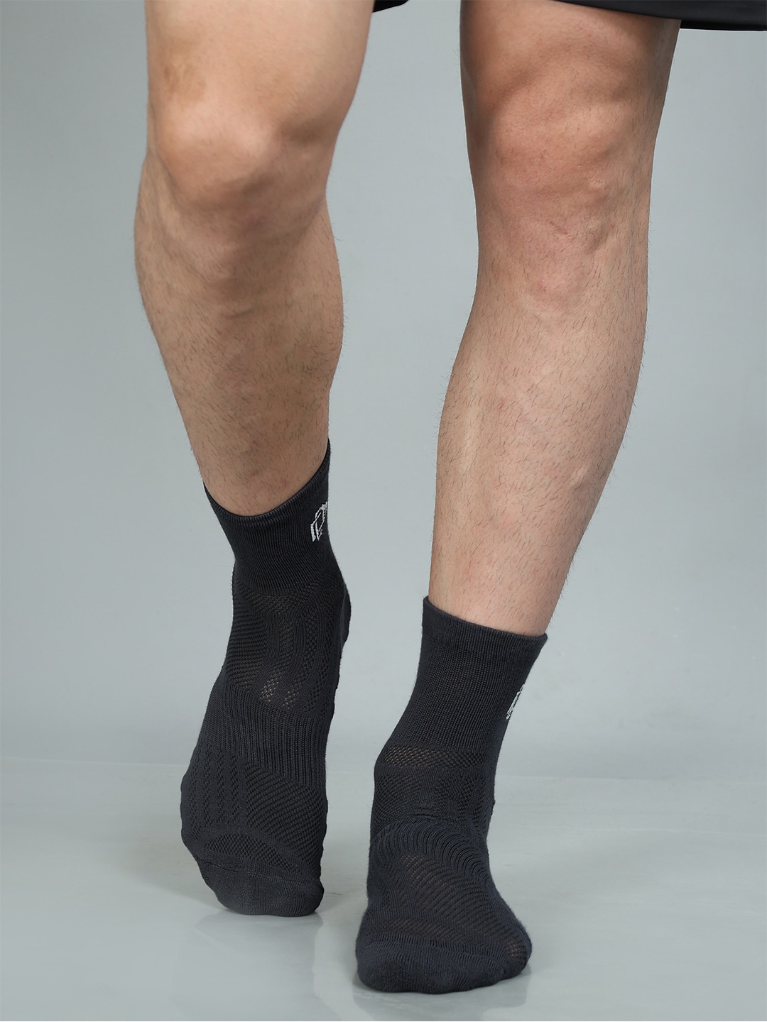 

Dollar Socks Men Pack of 3 Cotton Above Ankle-Length Socks, Black