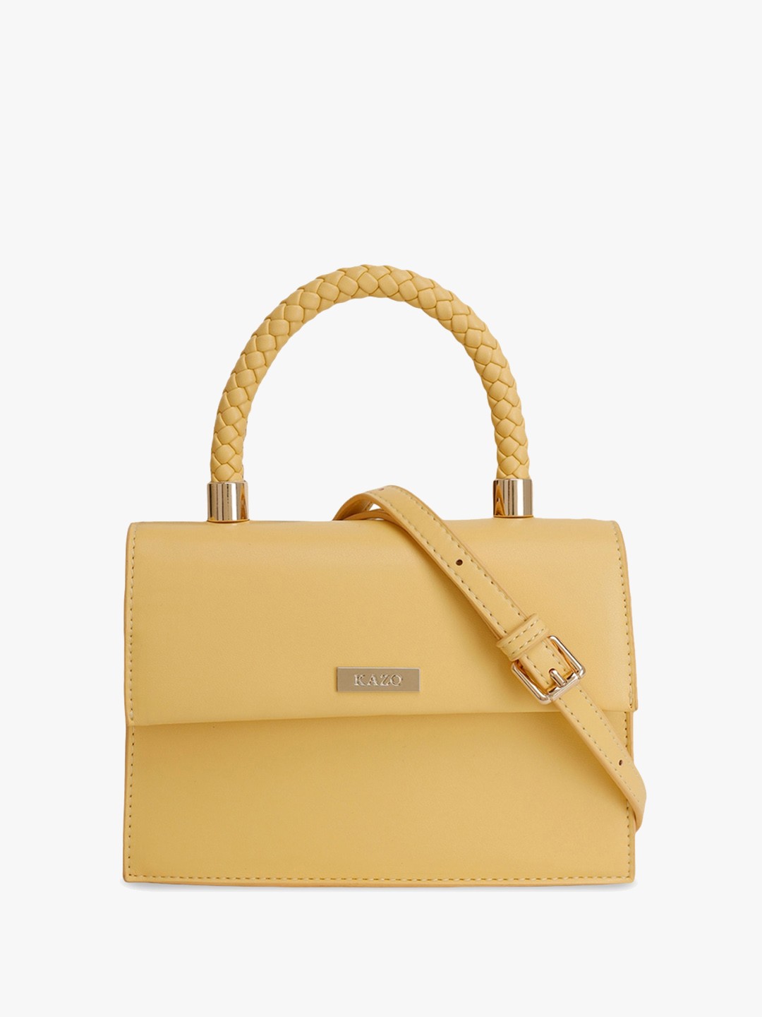 

Kazo Front Flap Handheld Bag, Yellow