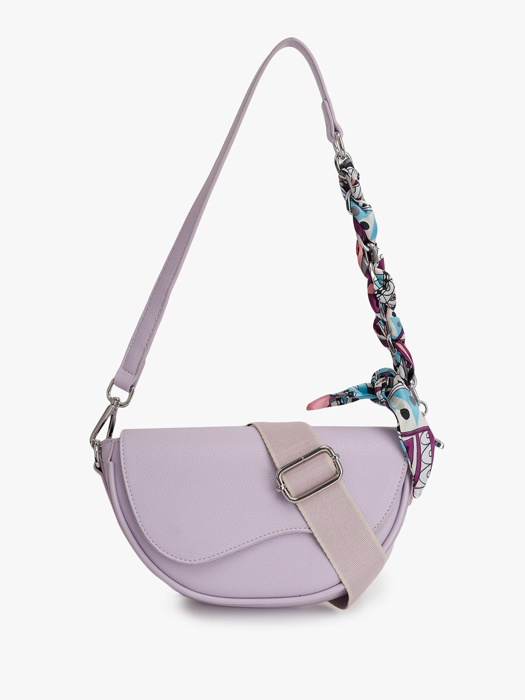 

KAZO Elegance in Swirls Sling Bag, Lavender