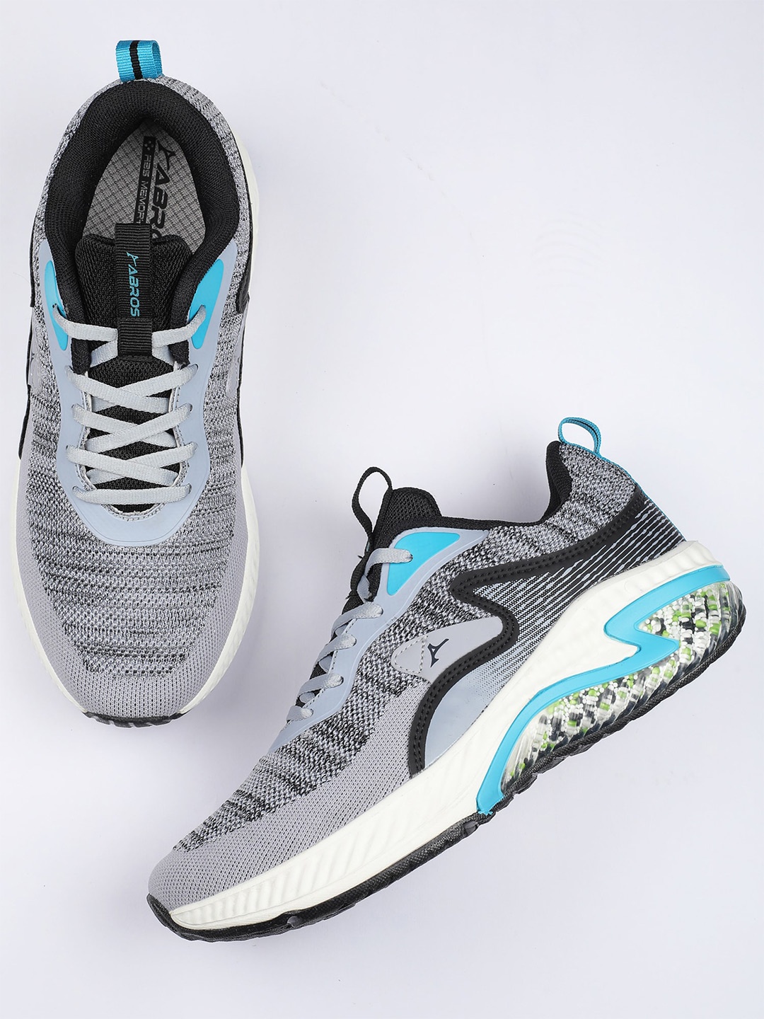 

ABROS Men Mesh Running Shoes, Grey