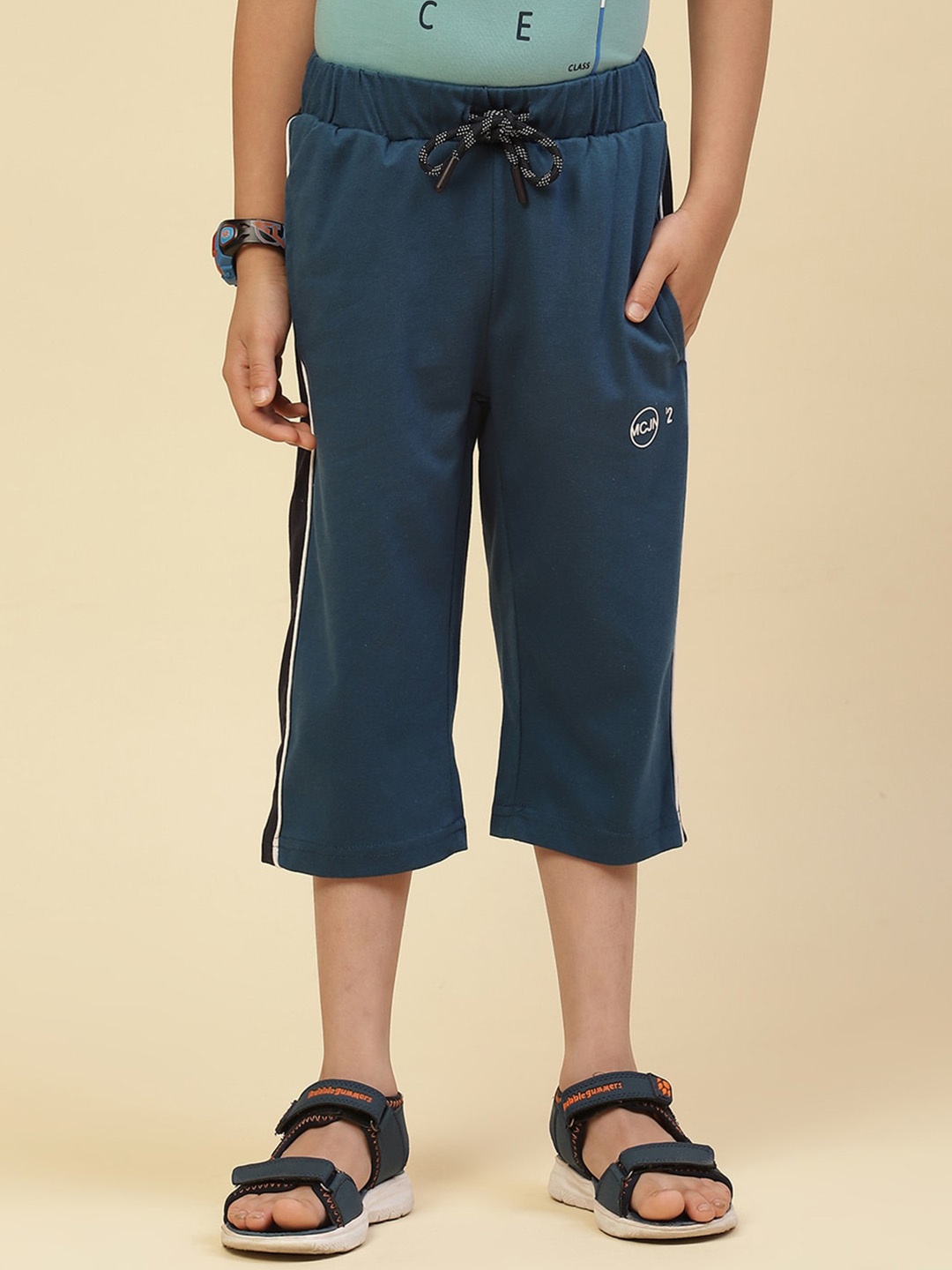 

Monte Carlo Boys Mid-Rise Shorts, Teal