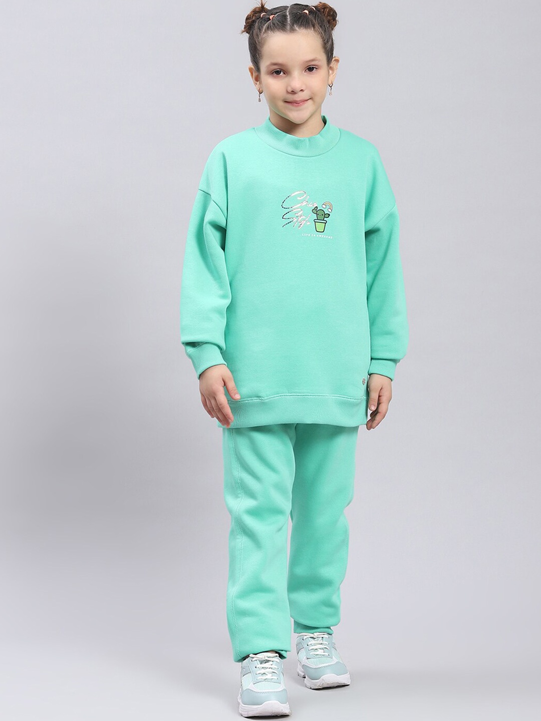 

Monte Carlo Girls Mid-Rise Tracksuits, Turquoise blue