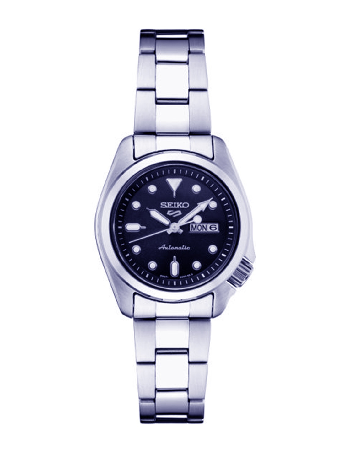 

SEIKO Women Bracelet Style Straps Analogue Automatic Motion Powered Watch SRE003K1, Blue