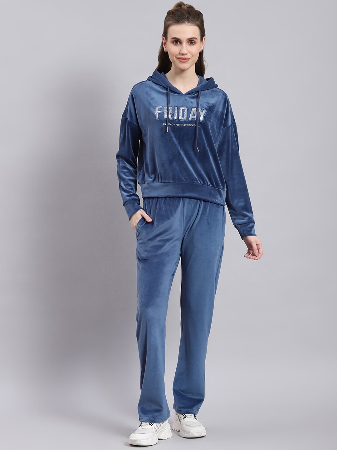 

Monte Carlo Mid-Rise Hood Tracksuits, Blue