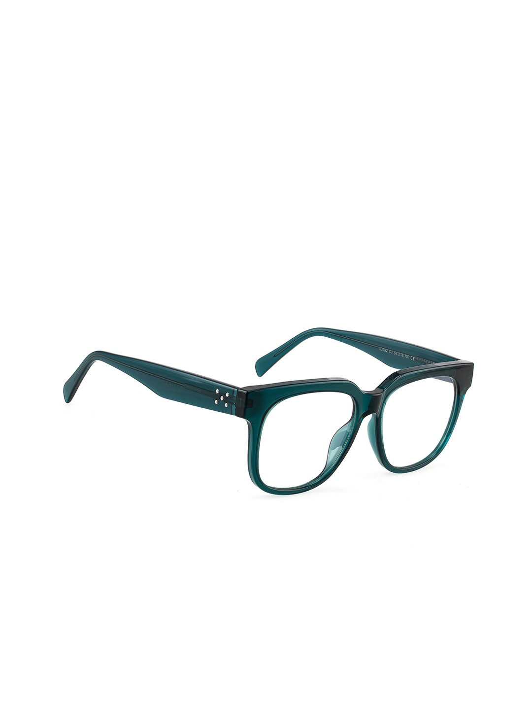 

PERKEY Unisex Full Rim Oversized Eye Protection Square Frames OPTL003-C4, Blue