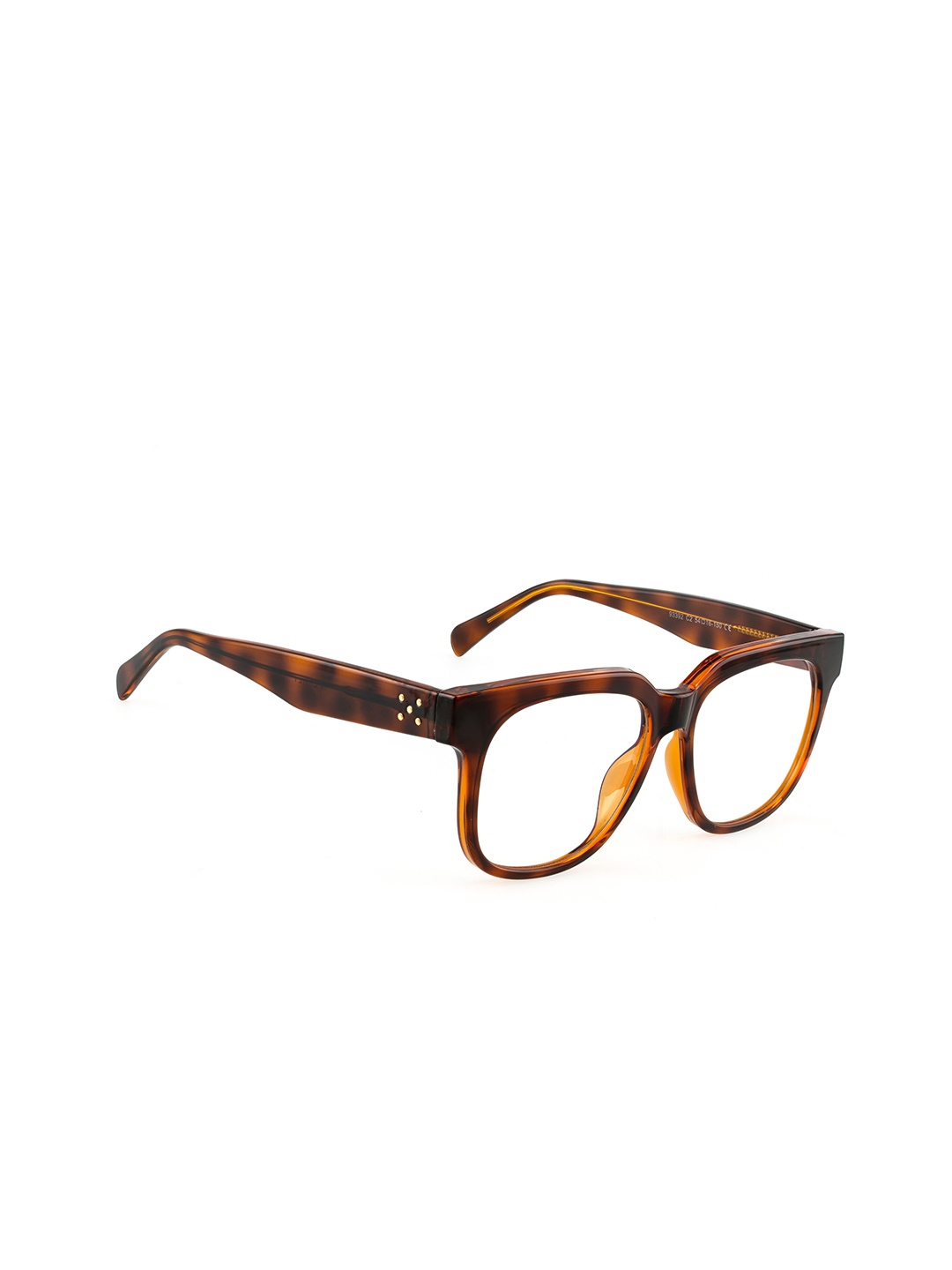 

PERKEY Unisex Full Rim Square Frames OPTL003-C2, Brown