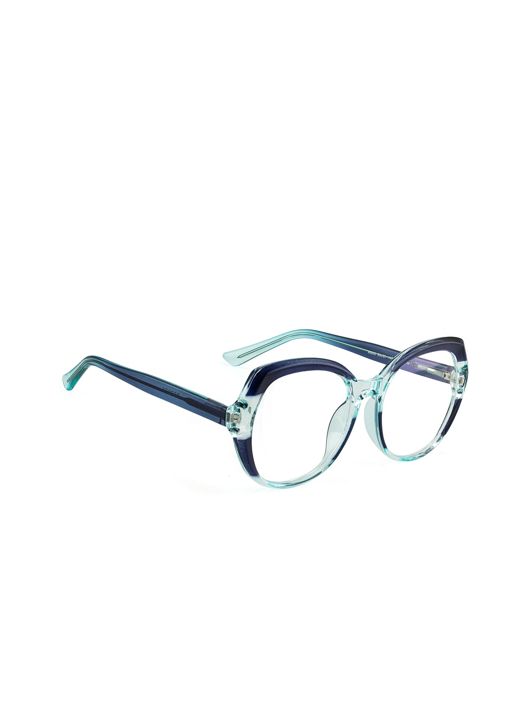 

PERKEY Women Full Rim Eye Protection Oval Frames OPTL004-C3, Blue