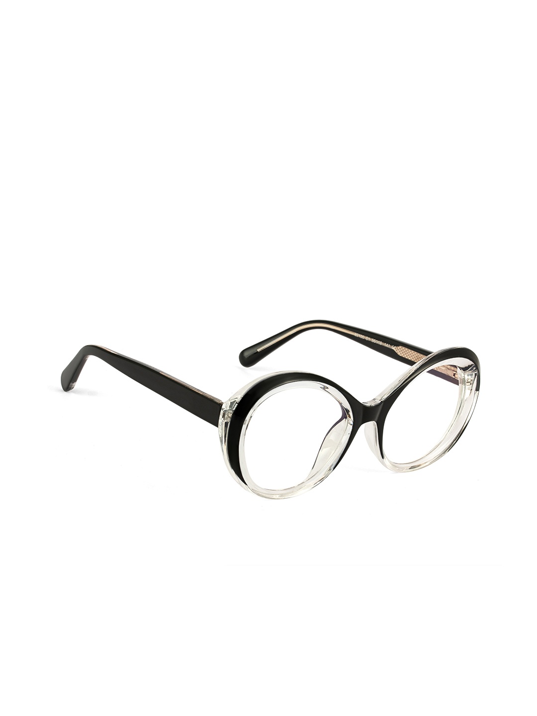 

PERKEY Women Full Rim Oversized Eye Protection Frames OPTL009-C1, Black