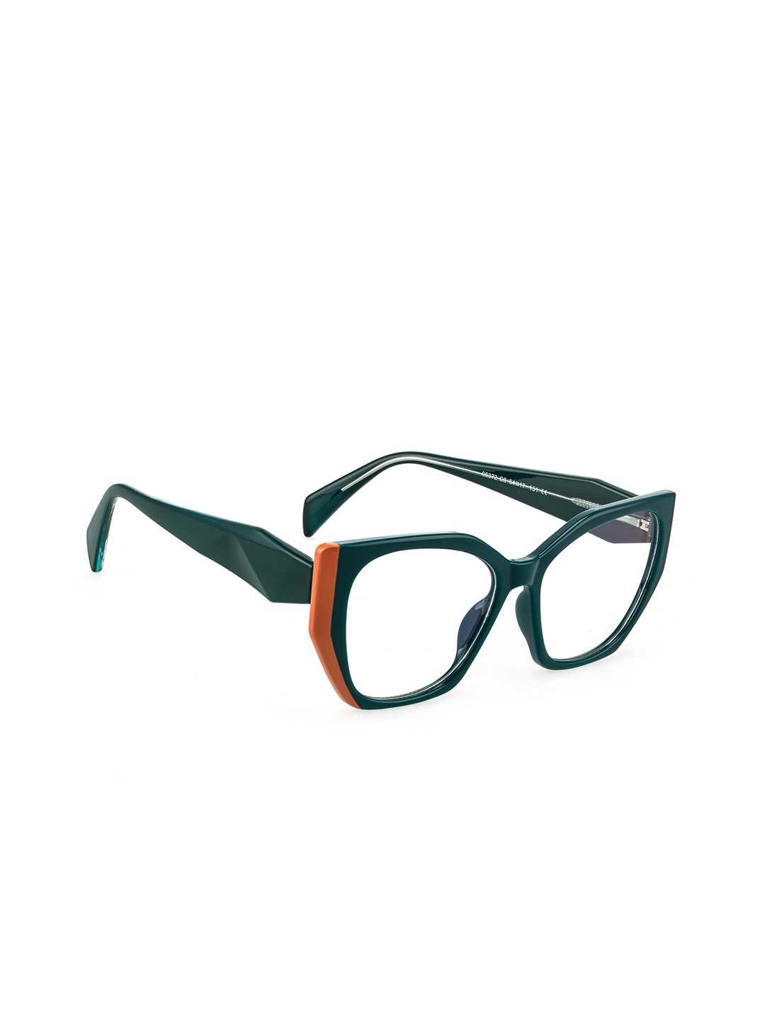 

PERKEY Unisex Full Rim Cat Eye Oversized Computer Frames OPTL0012-C4, Green