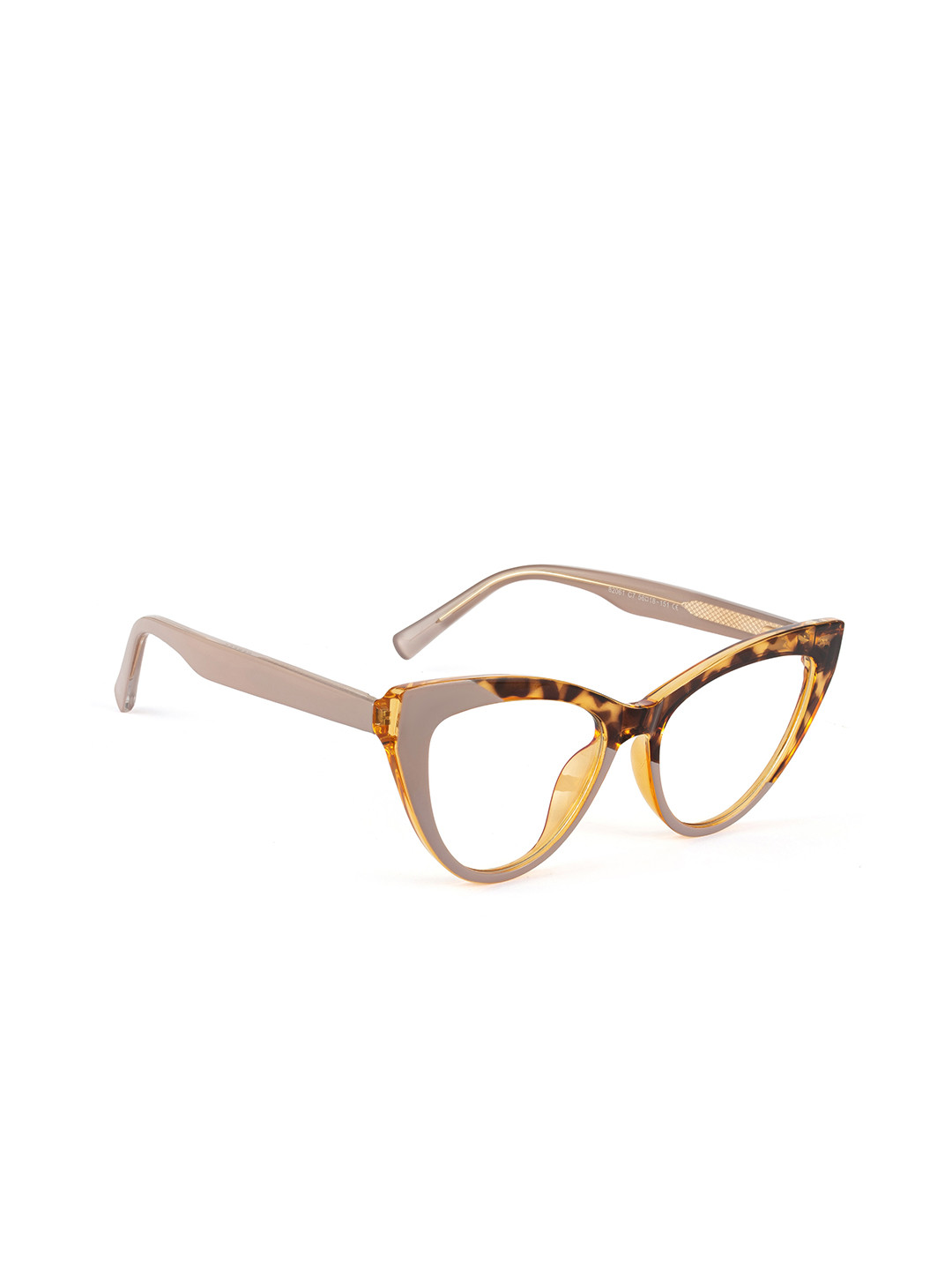 

PERKEY Women Full Rim Oversized Frames, Brown