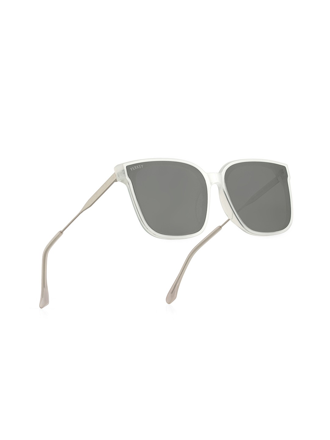 

PERKEY Unisex Oversized Square Sunglasses With UV Polarised Lens PRKY0013-C2, Black
