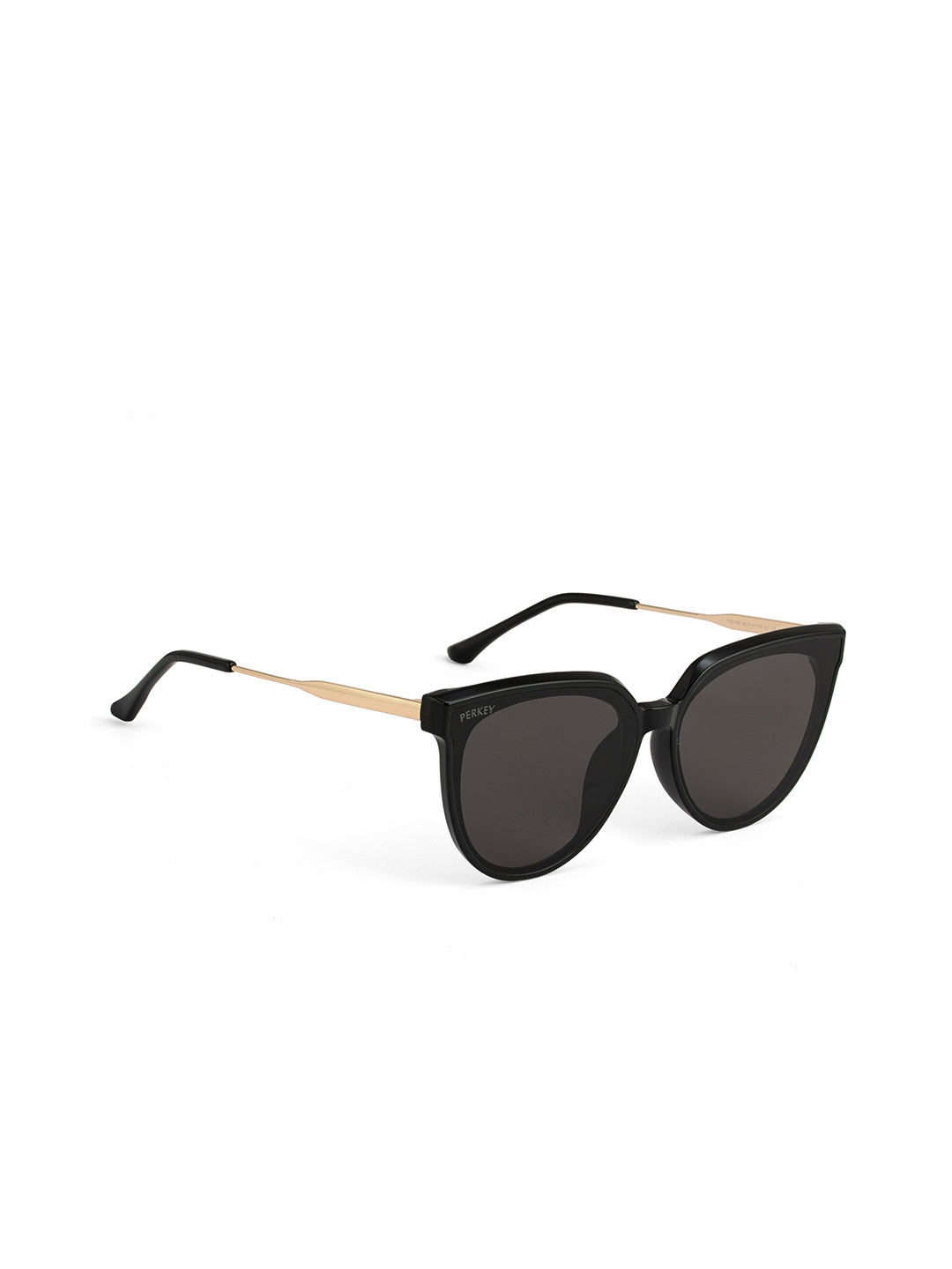 

PERKEY Unisex Cateye Sunglasses With Polarised Lens PRKY0014-C1, Black