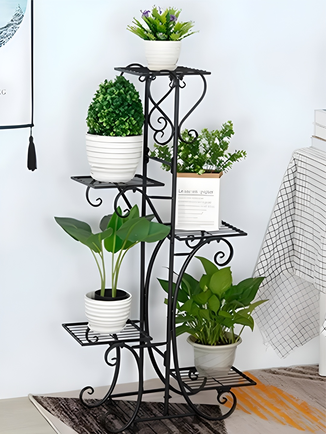 

The Art House Black Textured Ceramic Planters