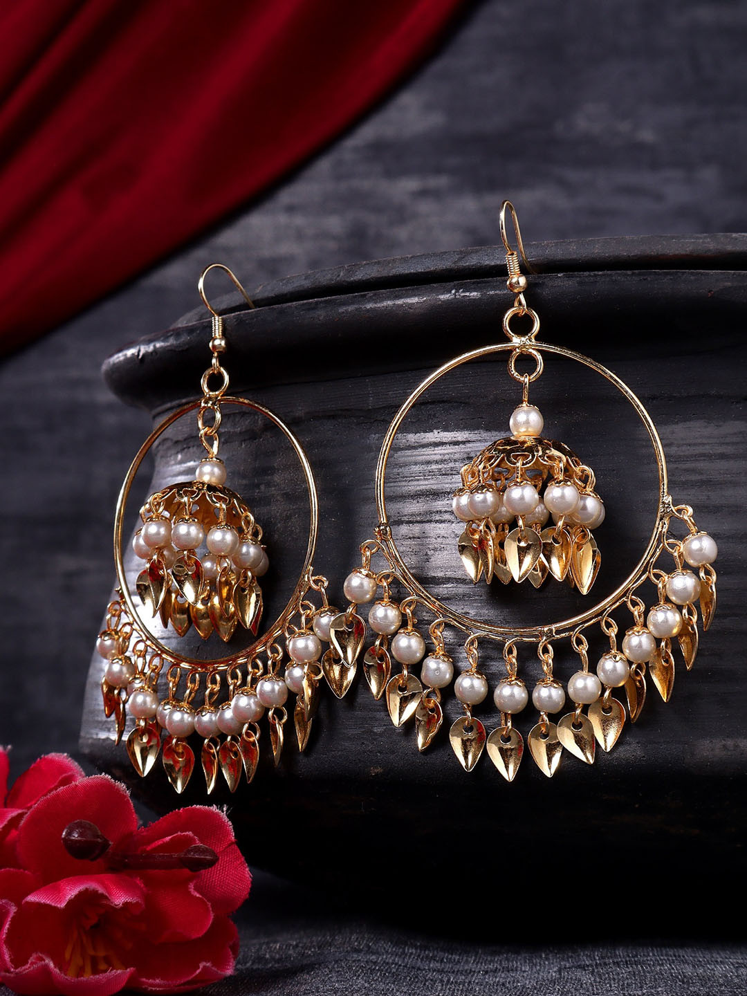 

Mali Fionna Gold-Plated Classic Drop Earrings