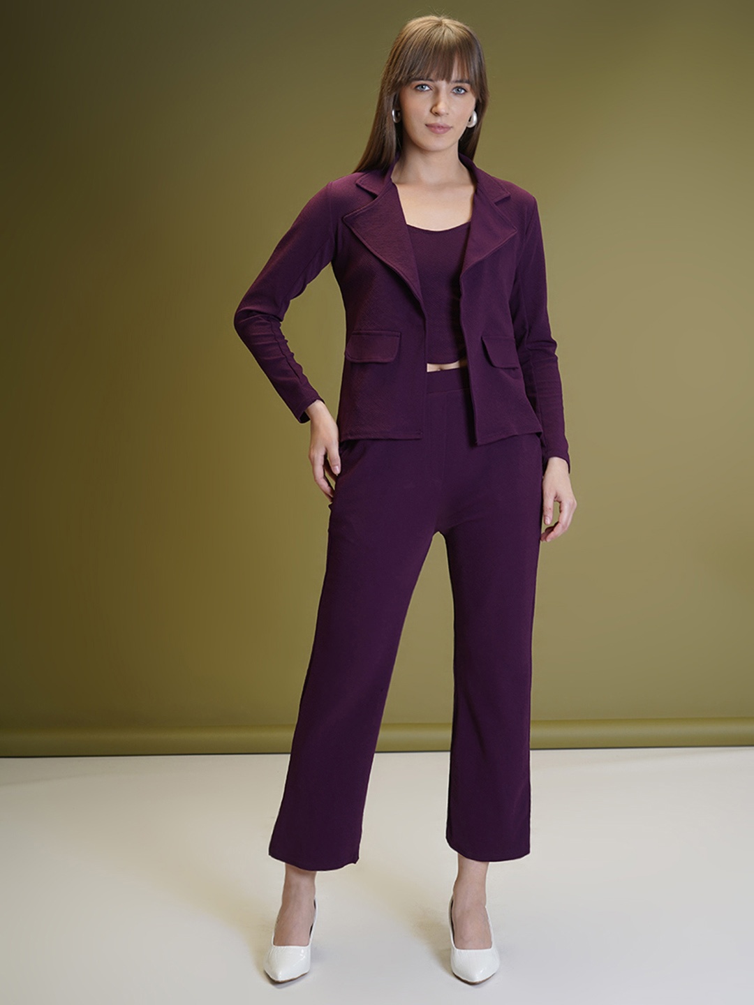 

WESTHOOD Top With Trousers & Jacket, Purple