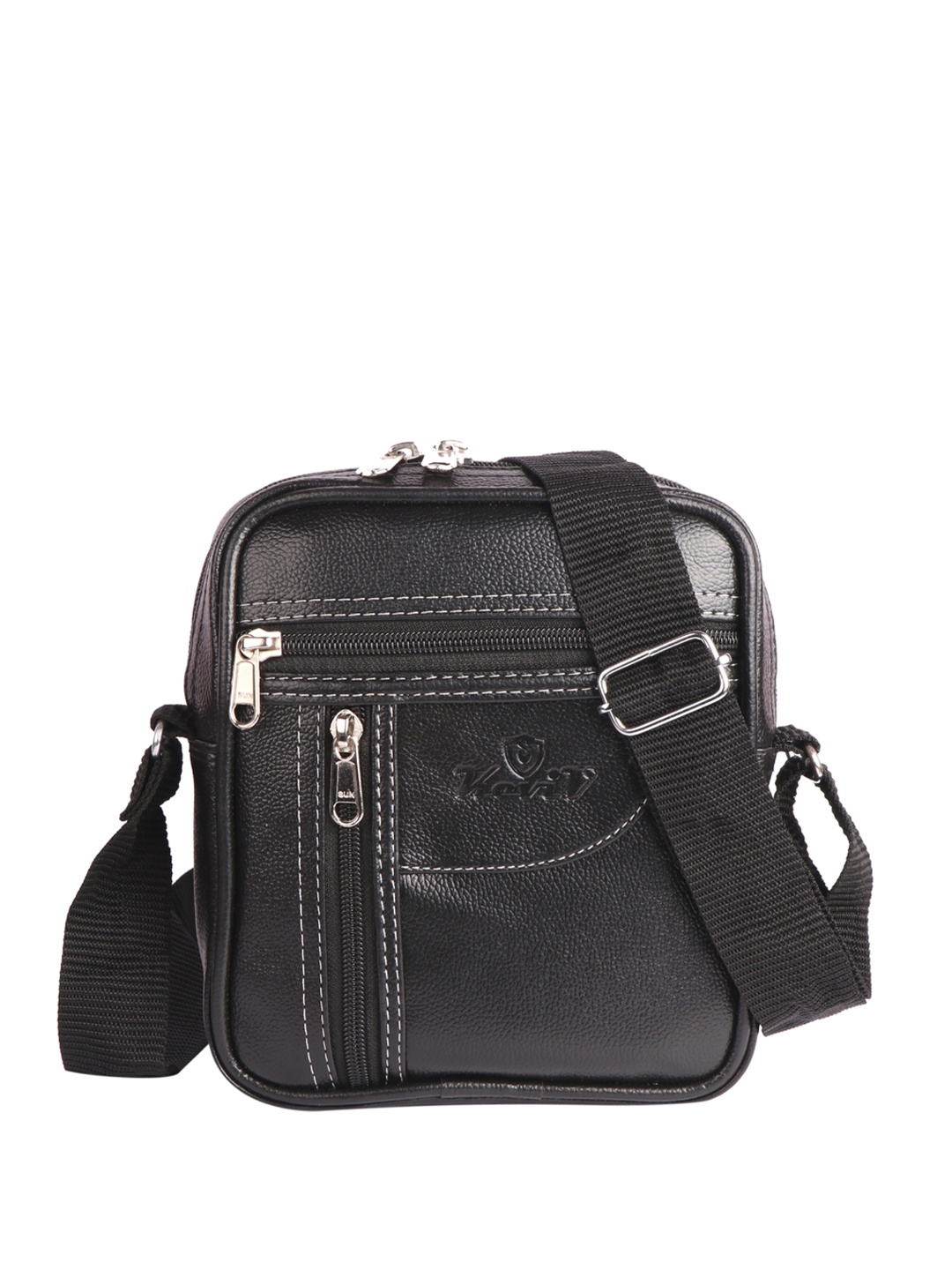 

Keviv Structured Sling Bag, Black