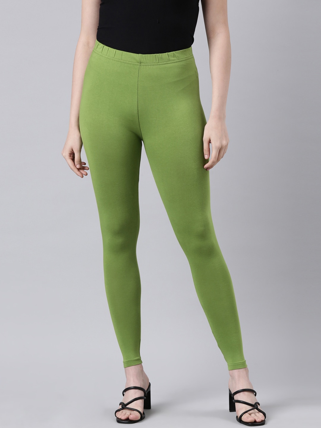 

Souchii Ankle Length Leggings, Green