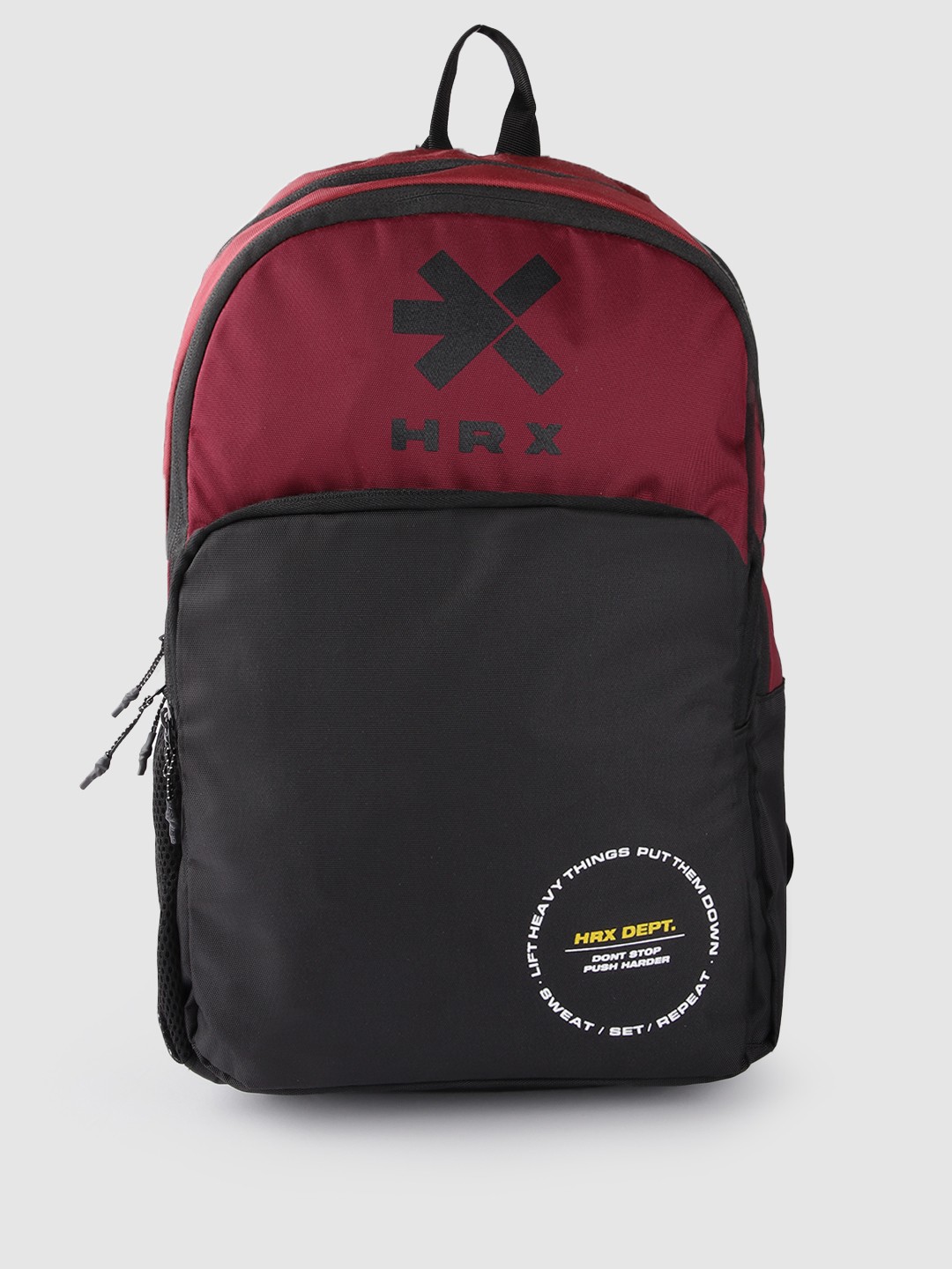 

HRX by Hrithik Roshan Unisex Colourblocked Backpack - 21.6 L, Maroon