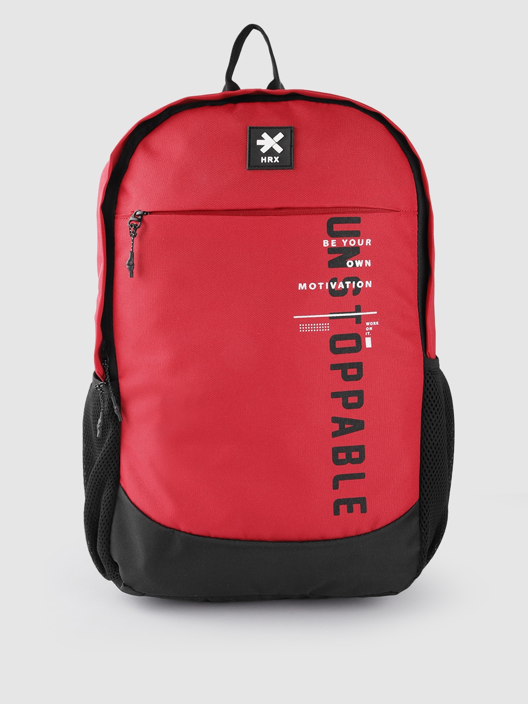 

HRX by Hrithik Roshan Unisex Typography Printed Backpack -17.55 L, Red
