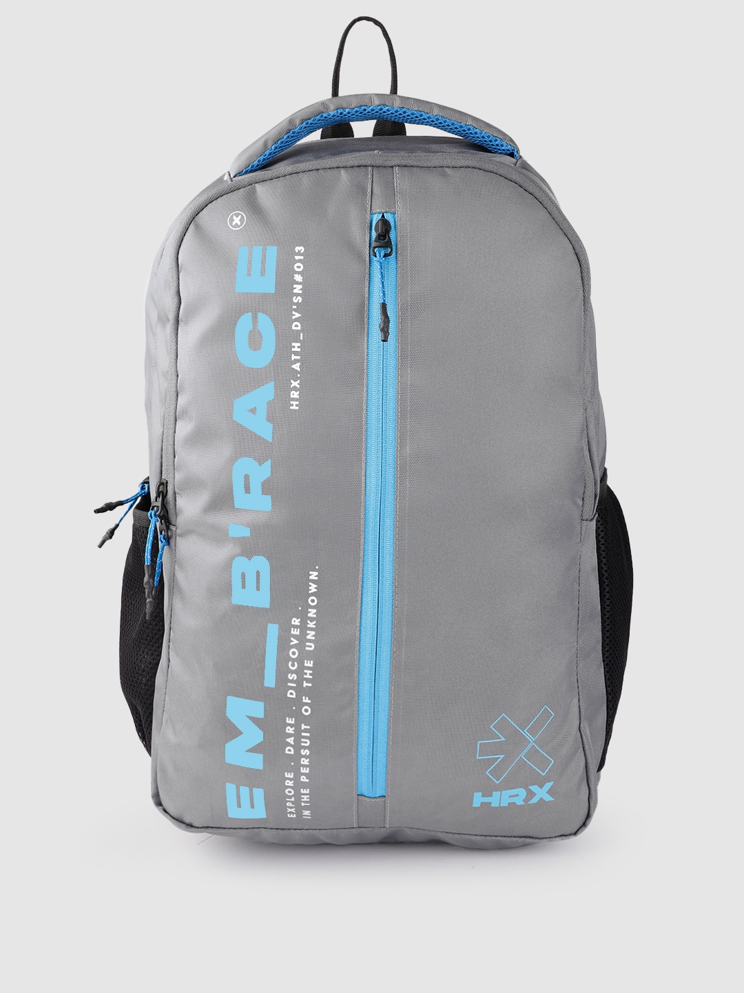 

HRX by Hrithik Roshan Unisex Brand Logo Printed Backpack - 19 L, Grey