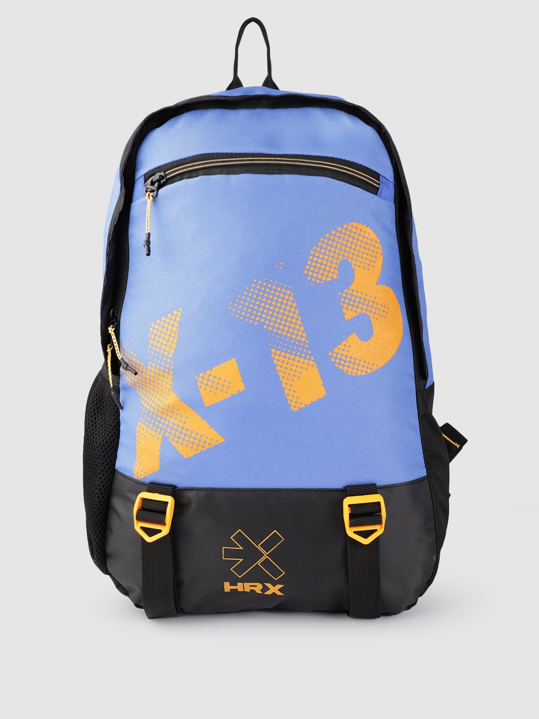 HRX by Hrithik Roshan Unisex Typography Printed Backpack - 19.5 L, Blue