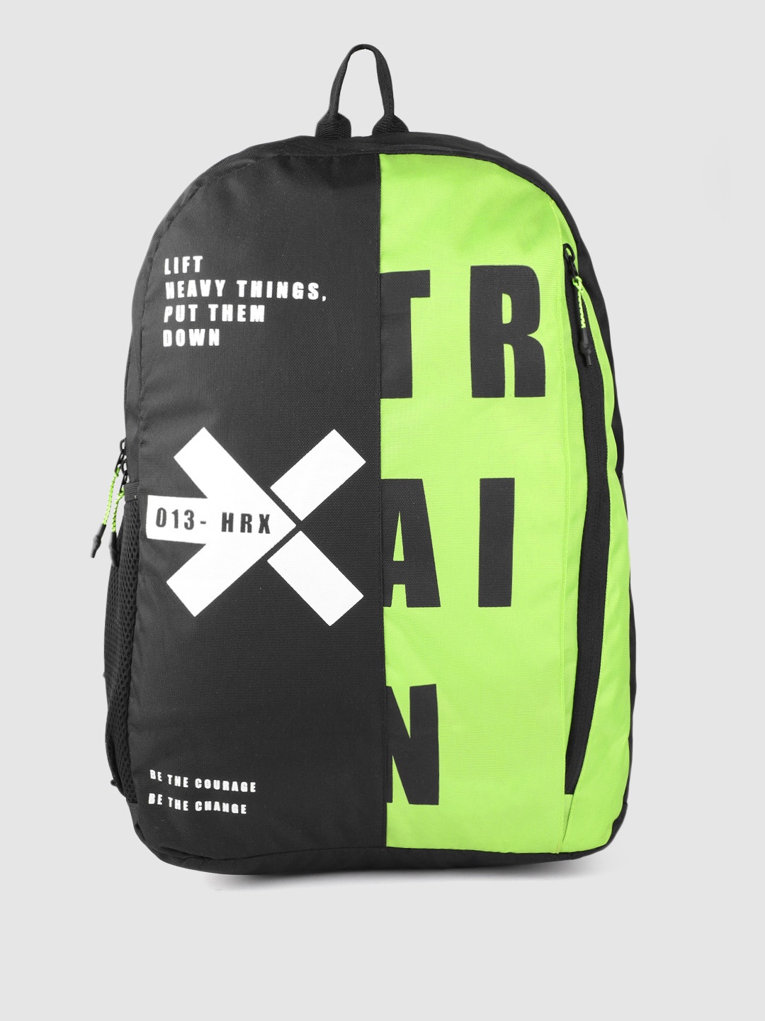 

HRX by Hrithik Roshan Unisex Colourblocked Backpack, Black