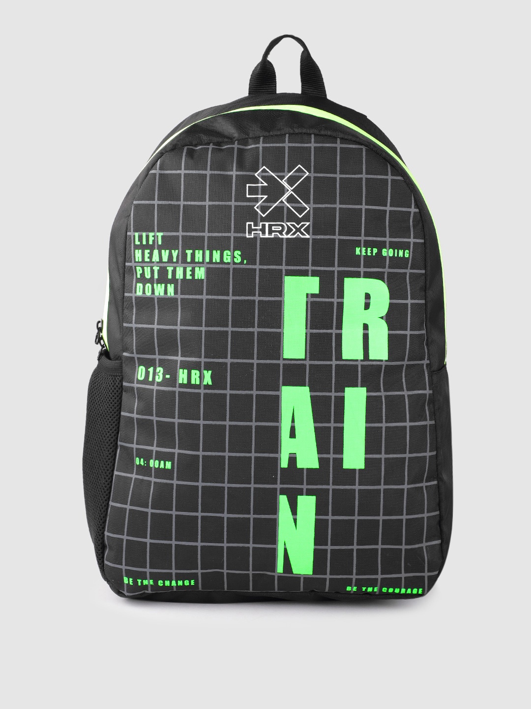 

HRX by Hrithik Roshan Unisex Typography Printed Backpack - 15 inch, Black