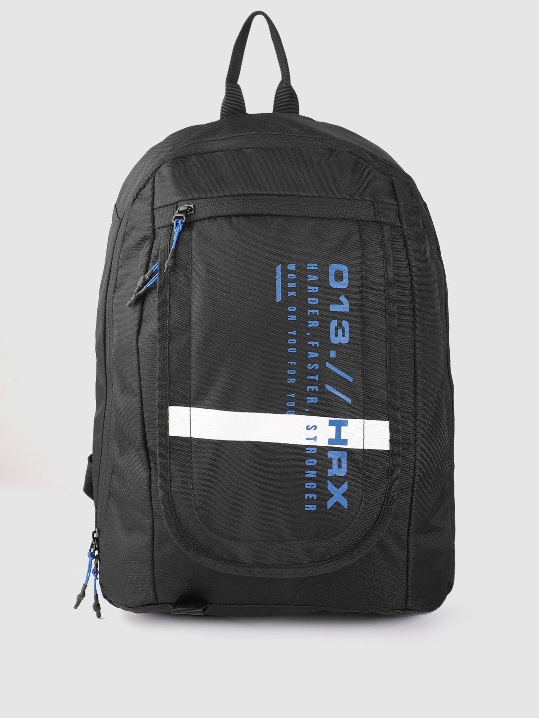 

HRX by Hrithik Roshan Unisex Brand Logo Printed Backpack 20.25 L, Black