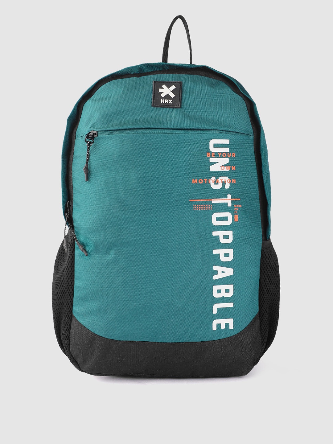 

HRX by Hrithik Roshan Unisex Typography Printed Backpack 17.5 L, Teal