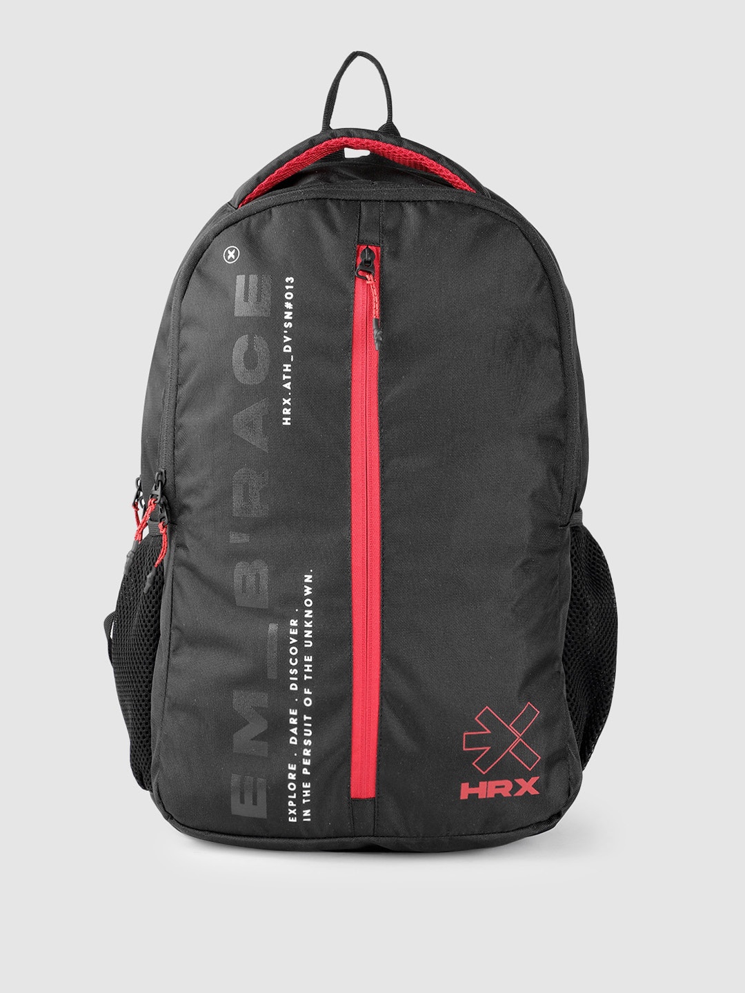 

HRX by Hrithik Roshan Unisex Brand Logo Printed Backpack - 19 L, Black