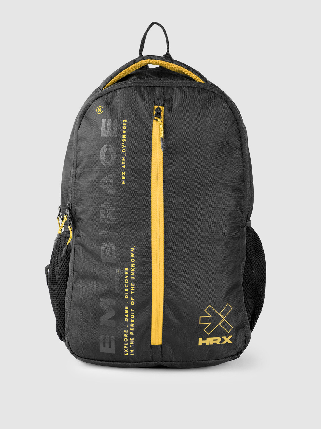 

HRX by Hrithik Roshan Unisex Brand Logo Printed Backpack - 19 L, Black