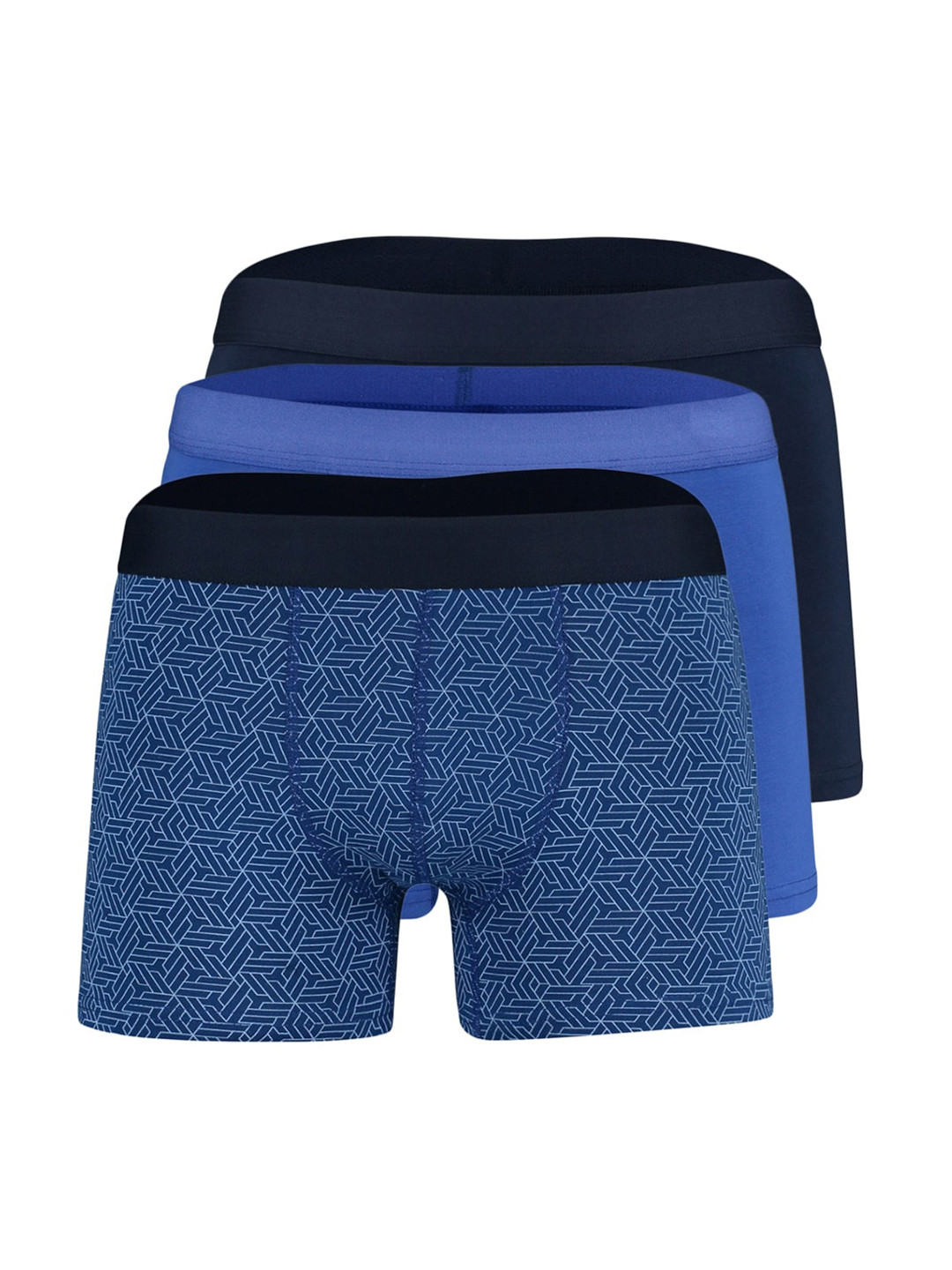 

Trendyol Men Pack Of 3 Printed Trunks-463397596-Multicolor, Blue